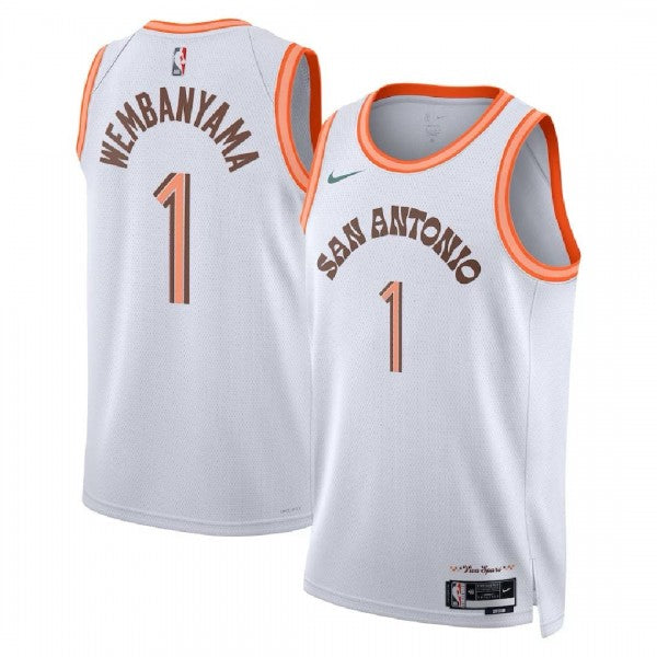 San Antonio Spurs Nike Swingman Jersey - Wembanyama