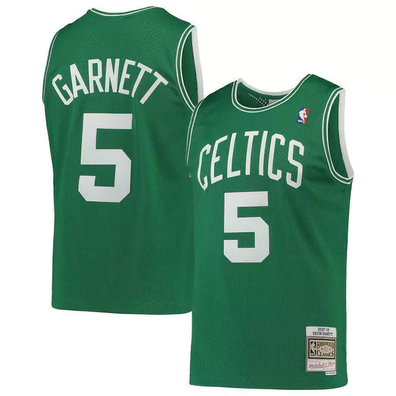 Boston Celtics Kevin Garnett Mitchell & Ness Kelly Green 2007/08 Hardwood Classics