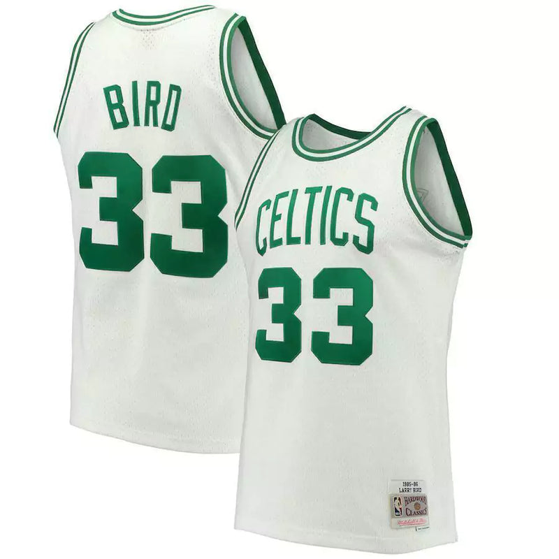 Boston Celtics Larry Bird Mitchell & Ness Kelly Green Hardwood Classics