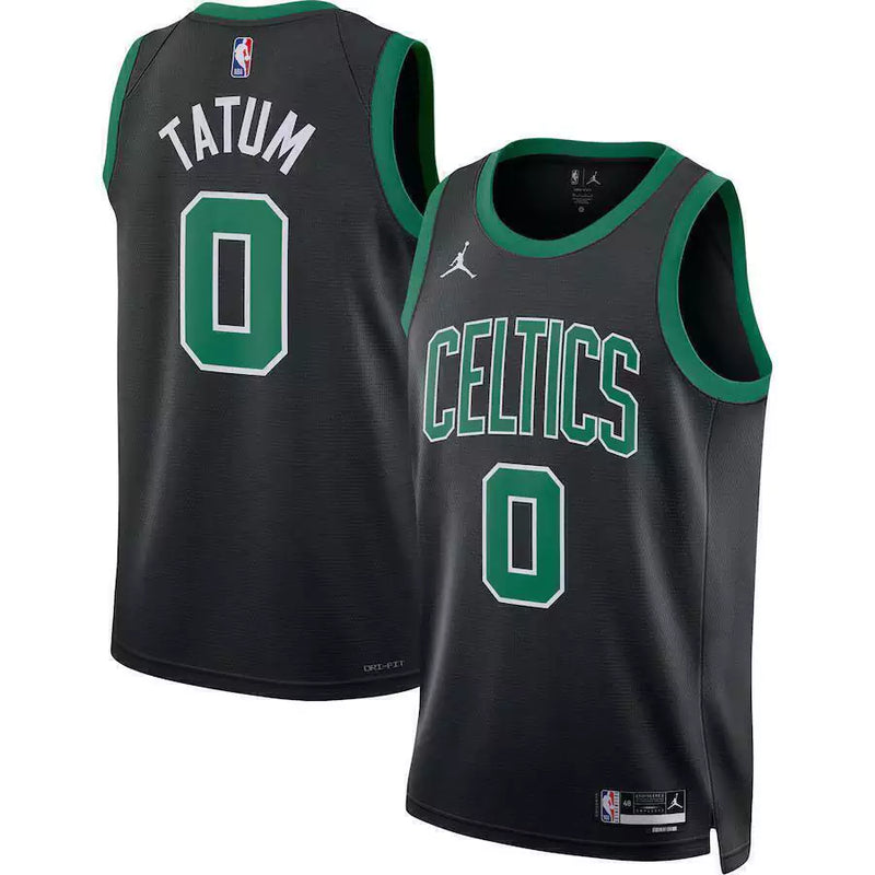 Boston Celtics Jordan Brand Black Swingman Jersey - Statement Edition Jayson Tatum