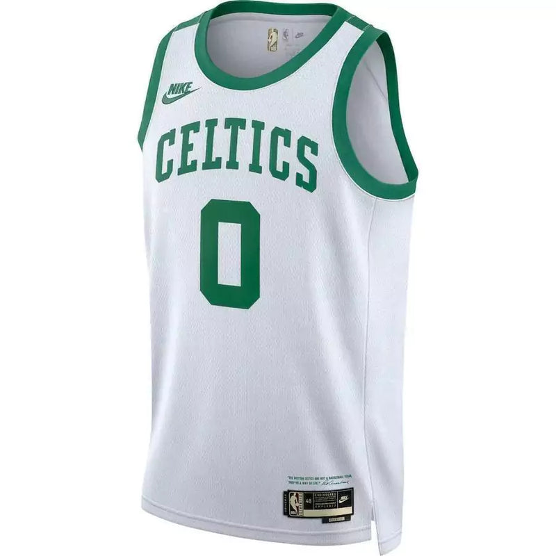 Boston Celtics Jayson Tatum Nike White Swingman Jersey - Classic Edition