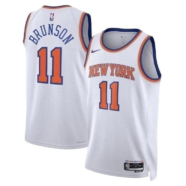 NBA Swingman Jersey New York Knicks Association White Brunson